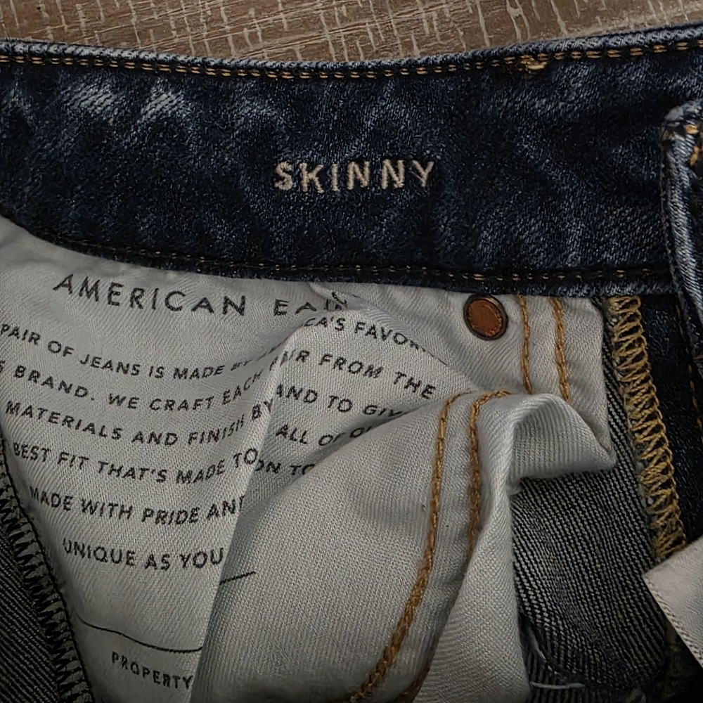 American Eagle Next Level Airflex Skinny Jeans 28x32 - Picture 4 of 5